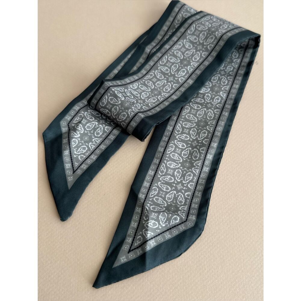 Paisley Skinny Scarf M1628